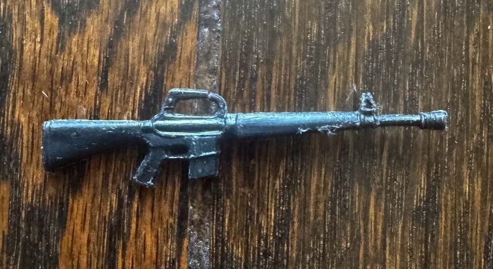 VTG HASBRO G.I. JOE 1982 3.75” V1 Grunt Gun Rifle Action Figure ACCESSORY